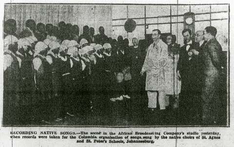 Columbia experts recording in JHB, June 16, 1930