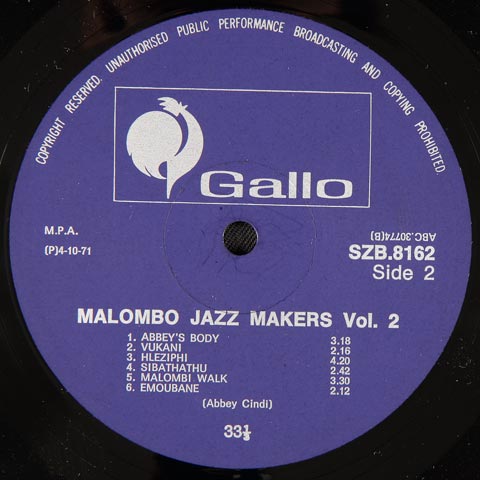 Malombo Jazz Makers - Malombi Walk - YouTube