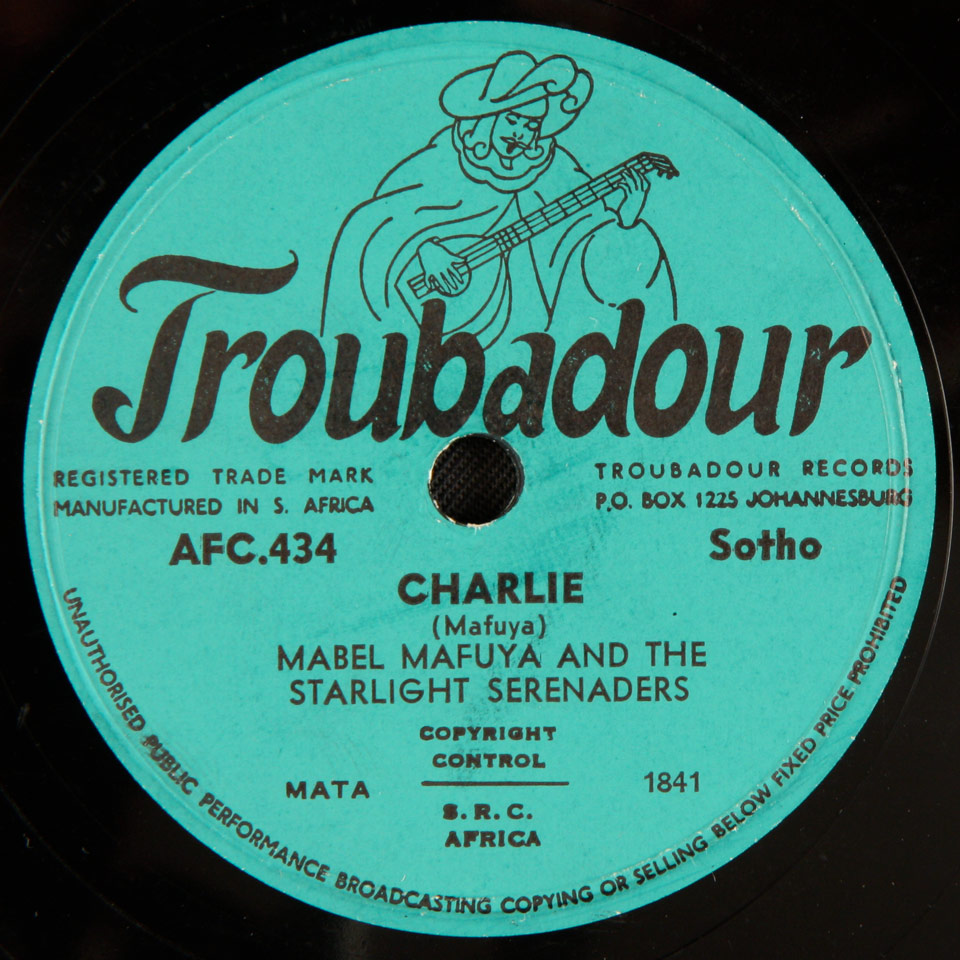 Mabel Mafuya and the Starlight Serenaders - Charlie / Chomie