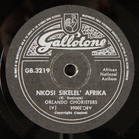 Orlando Choristers - Nkosi Sikelel' Afrika / Morena Boloka