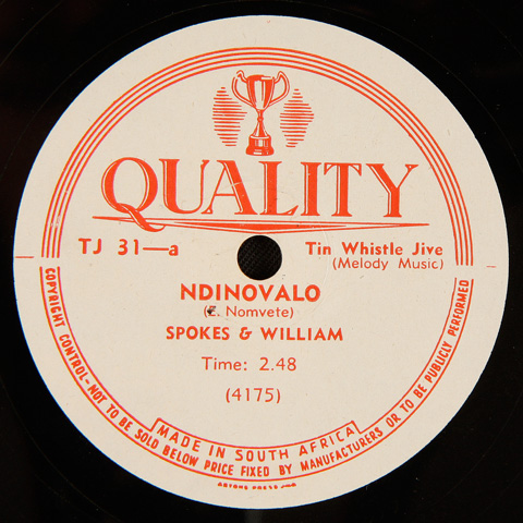 Spokes and William - Ndinovalo / Daisy's Blues