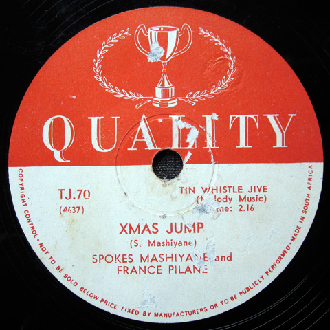 Spokes Mashiyane and Frans Pilane - Xmas Jump / New Years Eve Blues