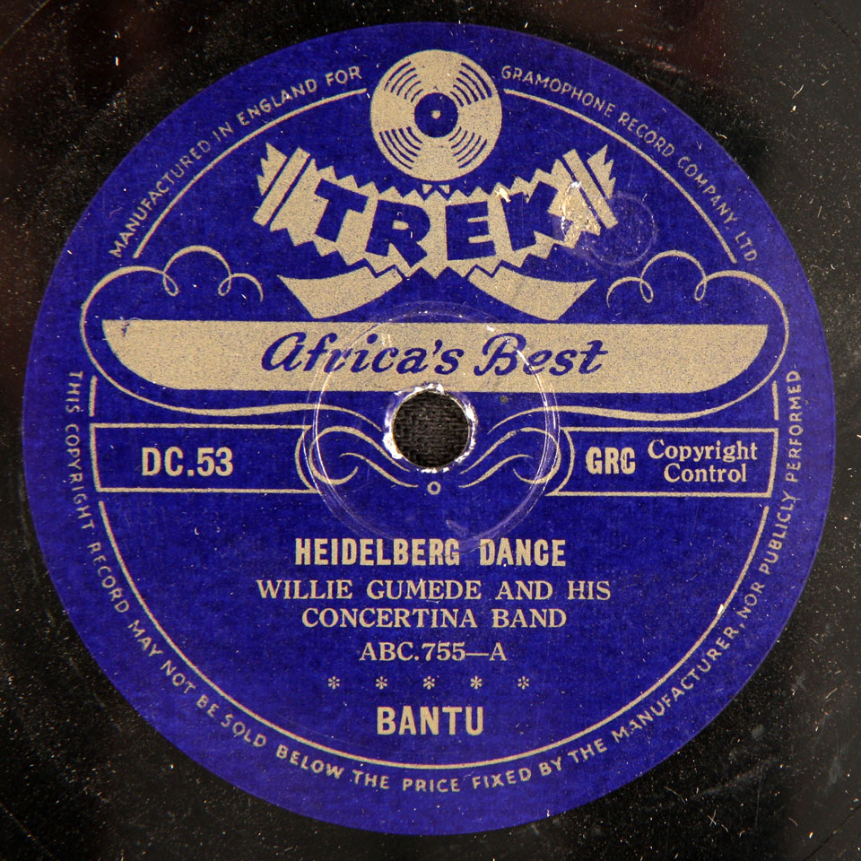 Willie Gumede and his Concertina Band - Heidelberg Dance / Orlando Dance
