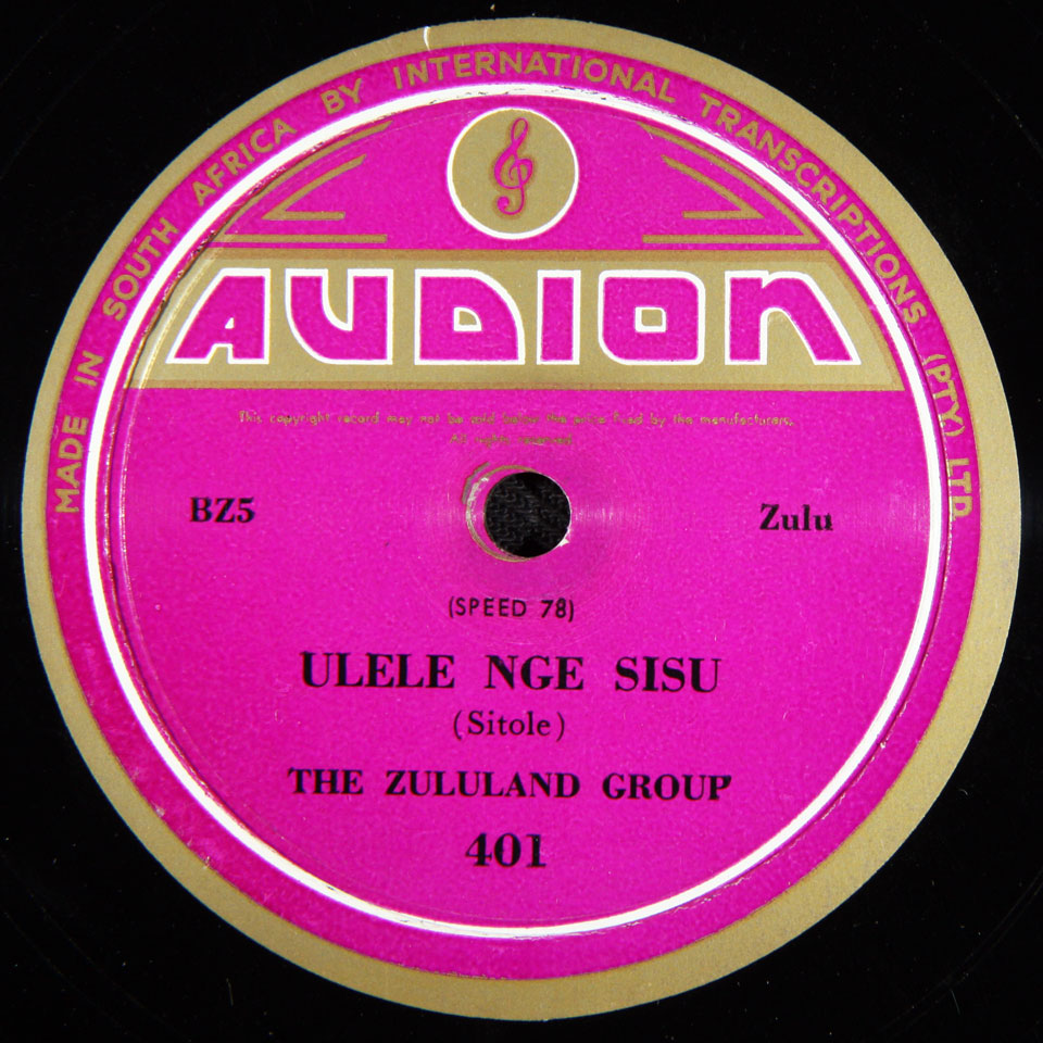 The Zululand Group - Ulele Nge Sisu / Icala