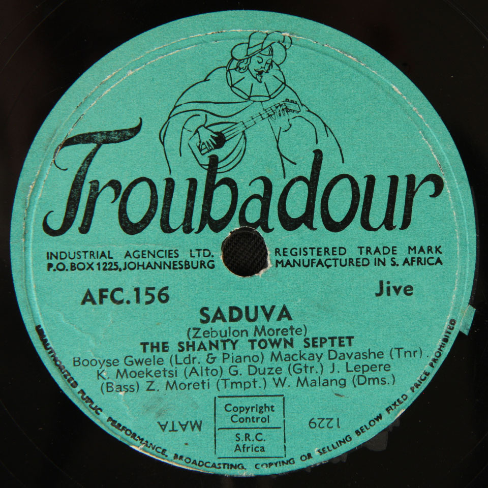 Shanty Town Septet - Saduva / Mbube