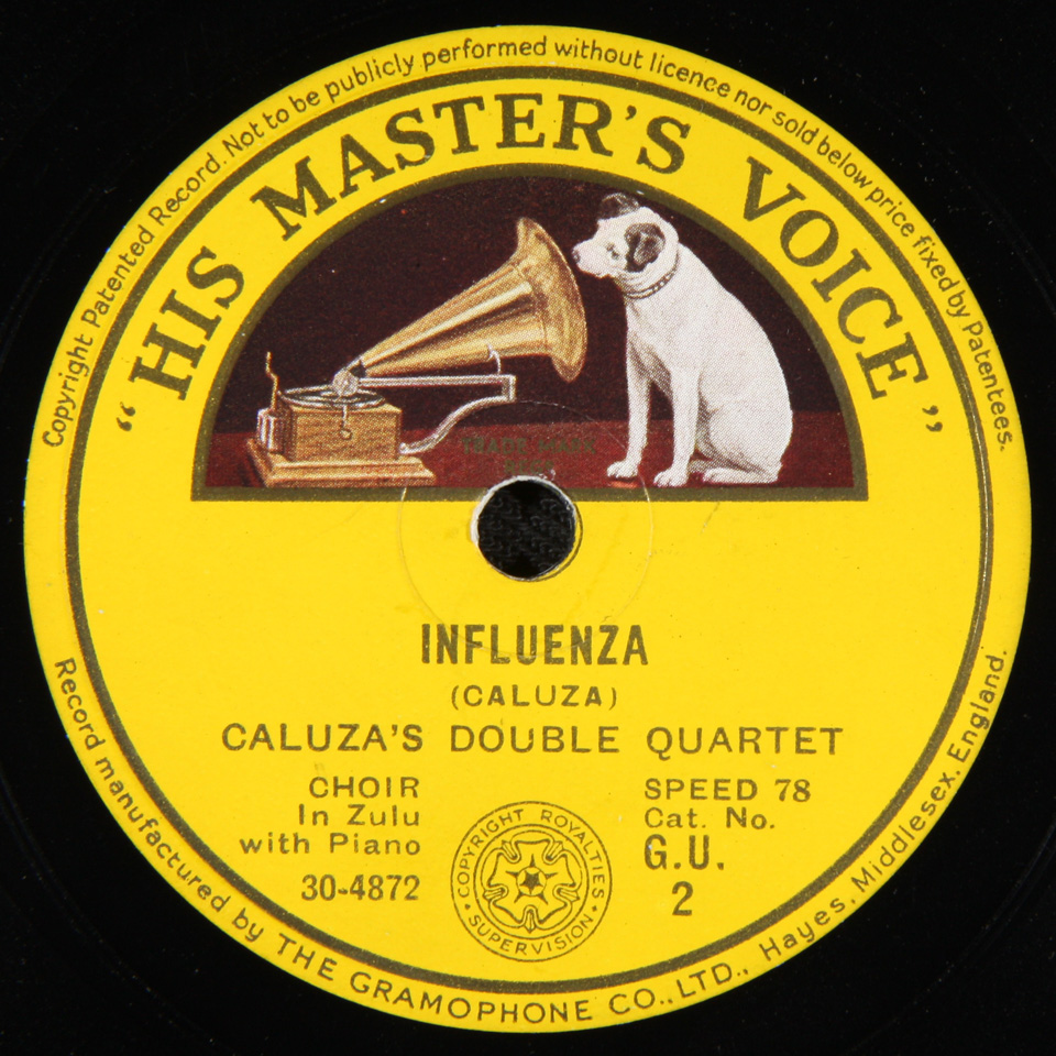 Caluza's Double Quartet - Influenza / Sa Ni Bona