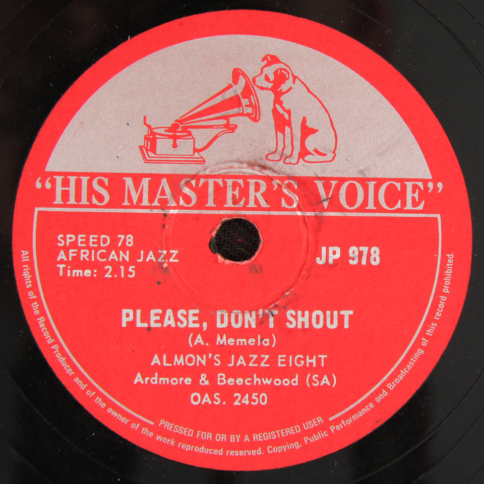 Almon's Jazz Eight - Please, Don't Shout / Please, Go Back