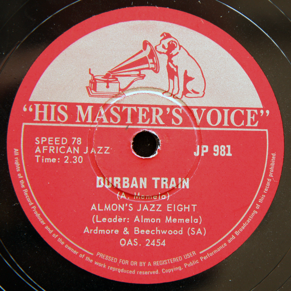 Almon's Jazz Eight - Durban Train / Take It