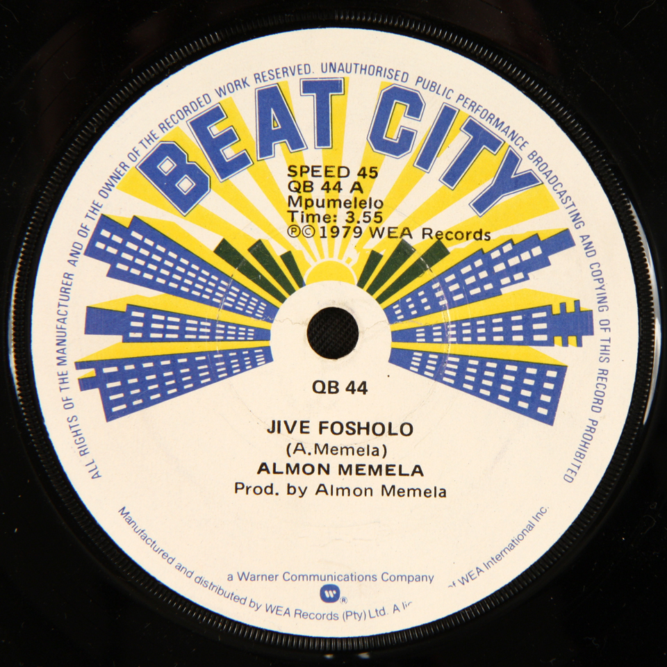 Almon Memela - Jive Fosholo / Sporo Jive No. 2