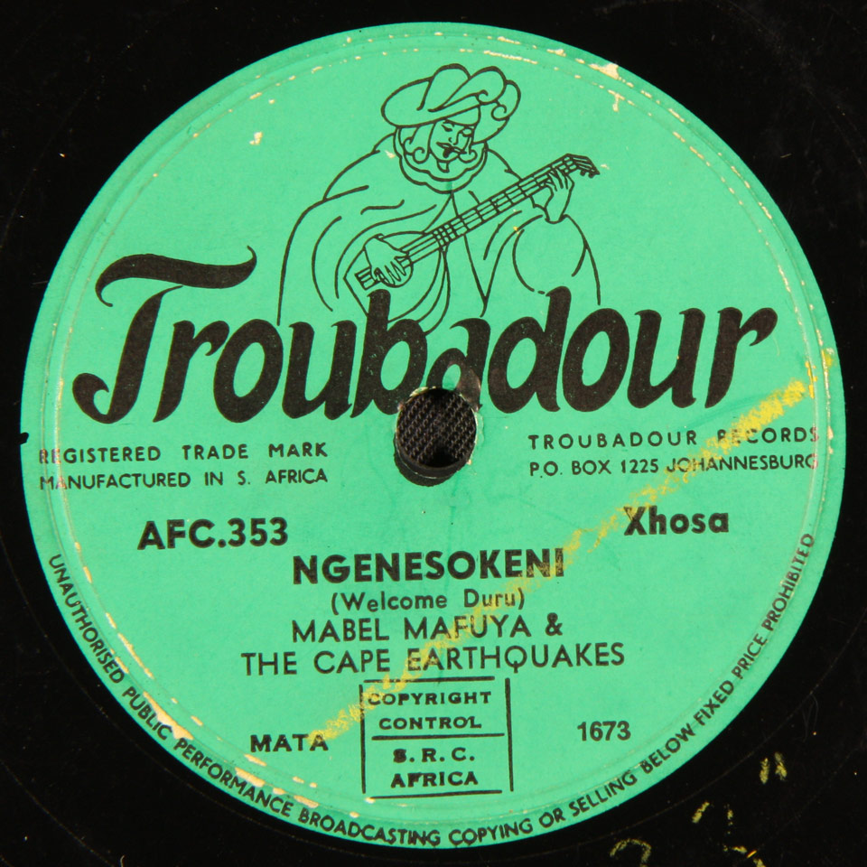 Mabel Mafuya and the Cape Earthquakes - Ngenesokeni / Emgodini