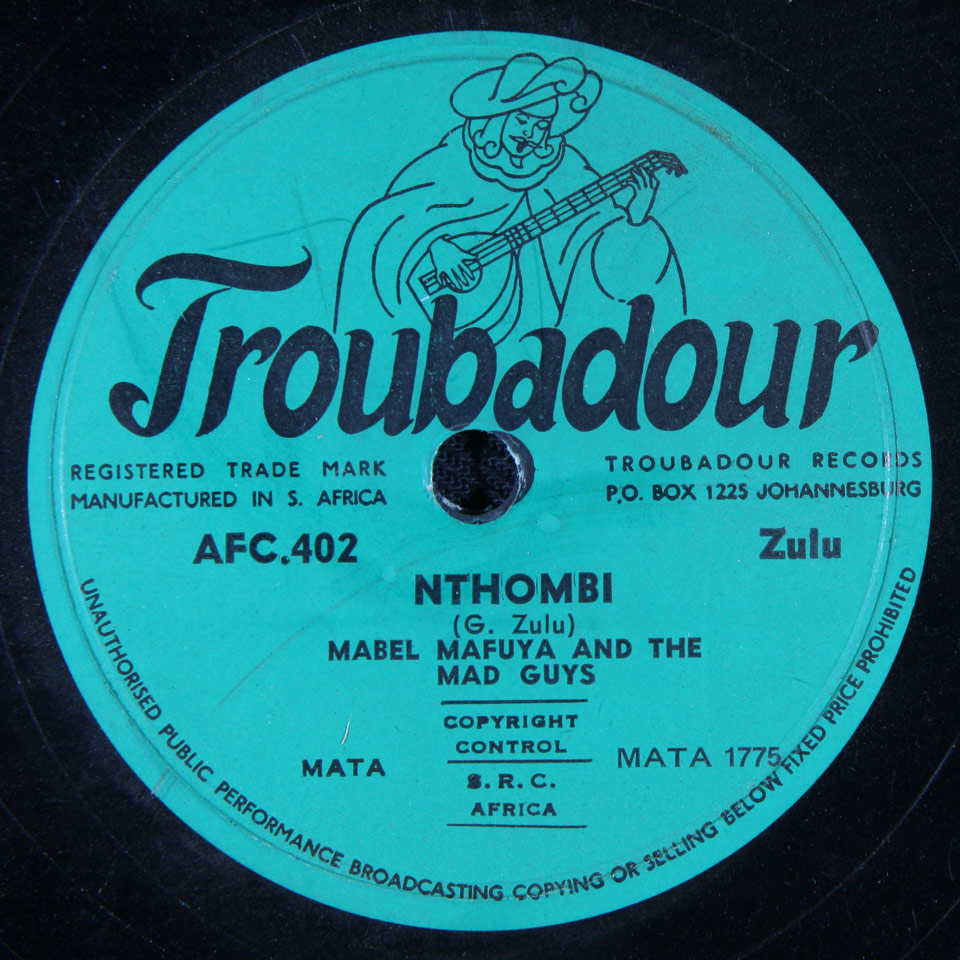 Mabel Mafuya and the Mad Guys - Nthombi / Kulusizi