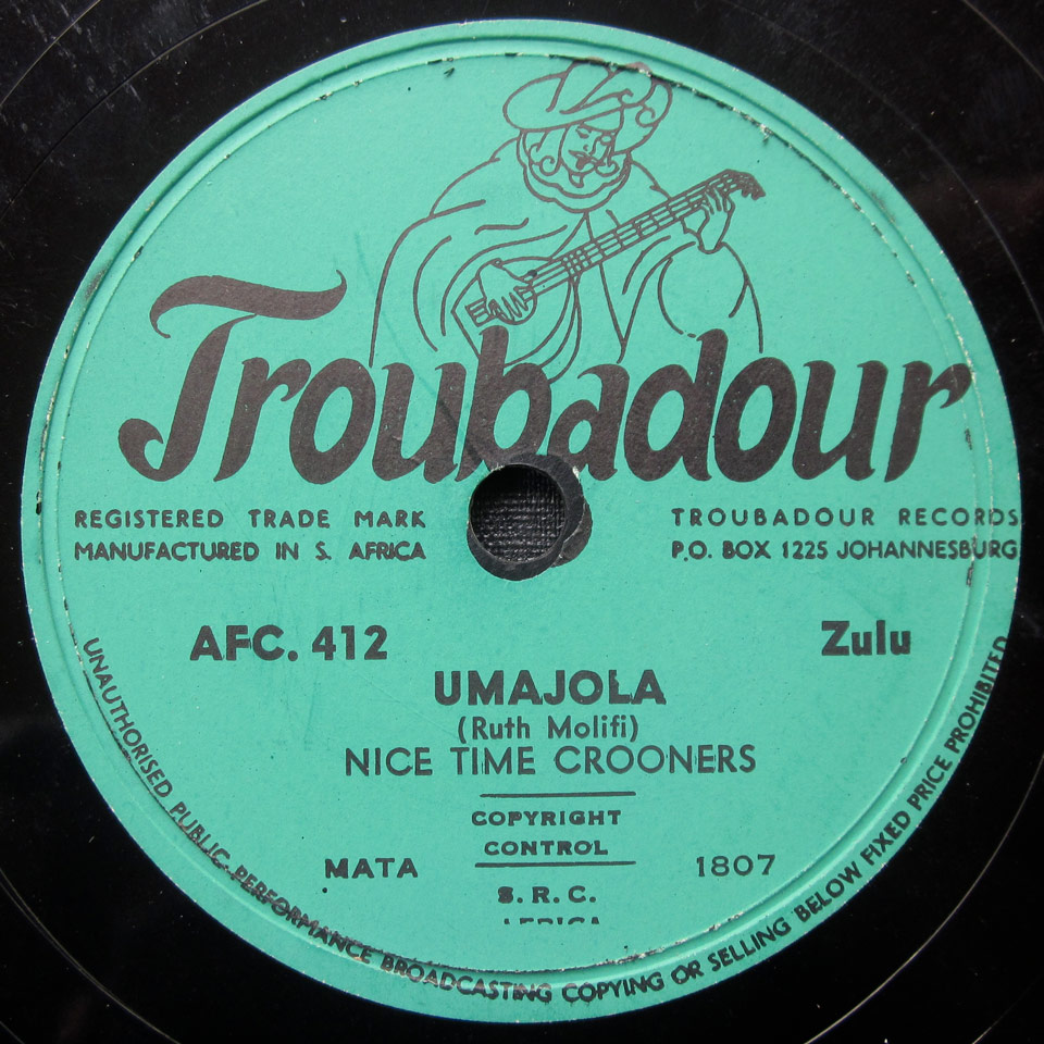 Nice Time Crooners - Umajola / Thula