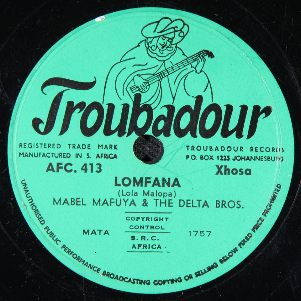 Mabel Mafuya and the Delta Brothers - Lomfana / Mau Mau