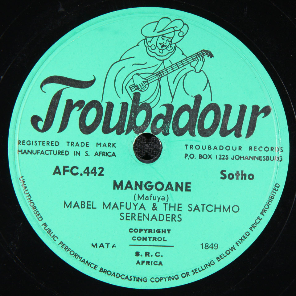 Mabel Mafuya and the Satchmo Serenaders - Mangoane / Puleng