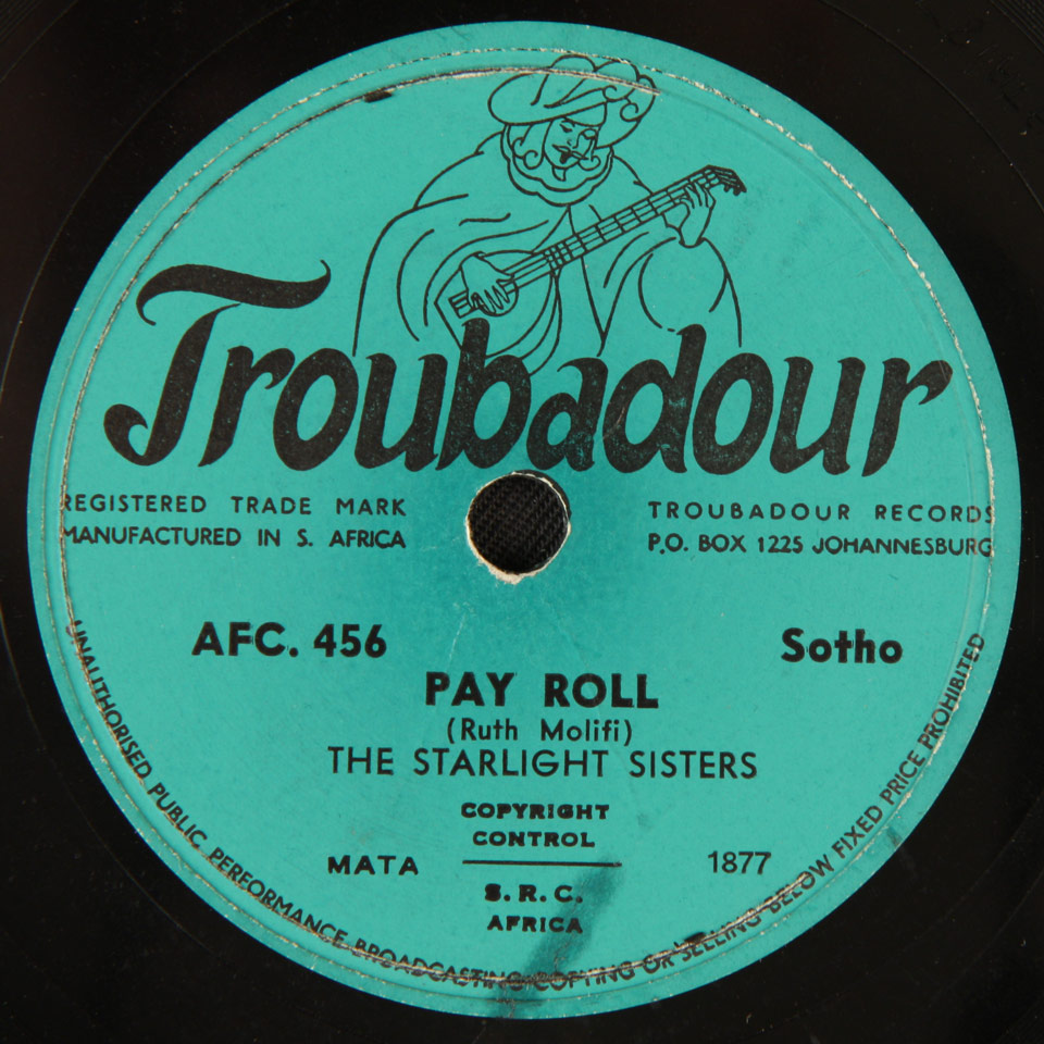 The Starlight Sisters - Pay Roll / Bapedi