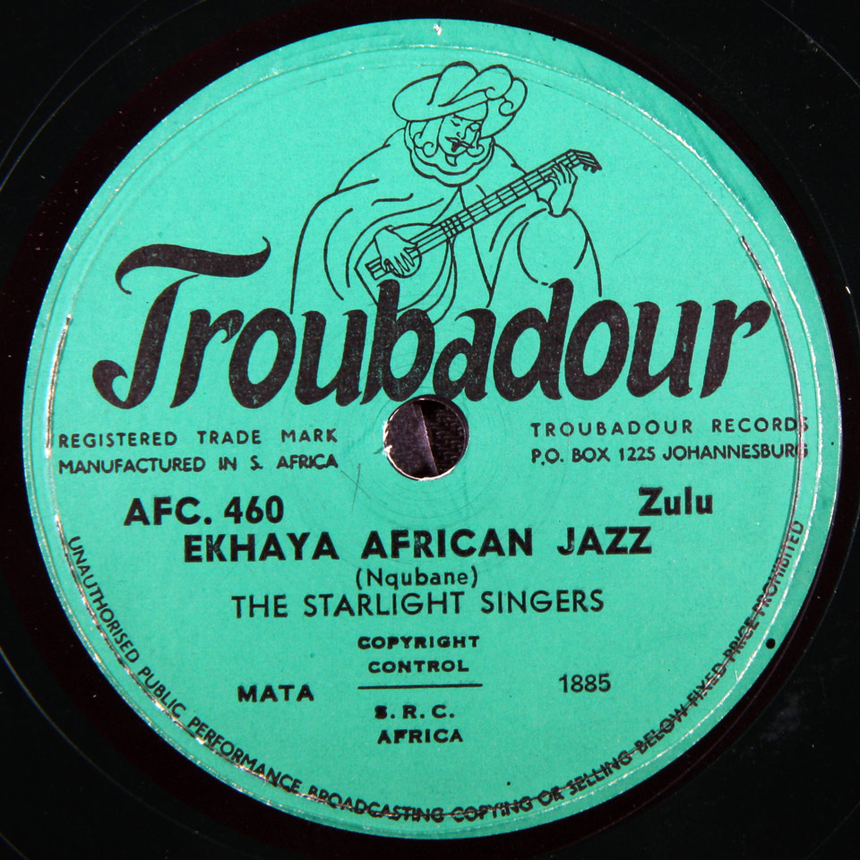 The Starlight Singers - Ekhaya African Jazz / Ebai