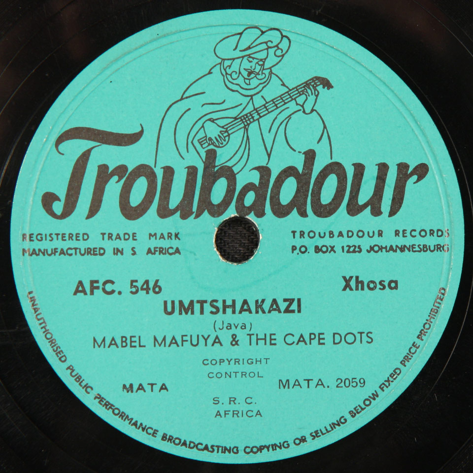 Mabel Mafuya and the Cape Dots - Umtshakazi / Khanyela