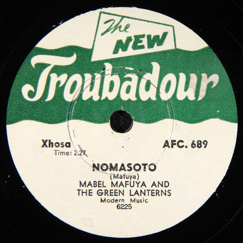 Mabel Mafuya and the Green Lanterns - Nomasoto / Juba Lam